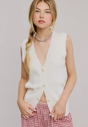 Merle knit vest (more colors)