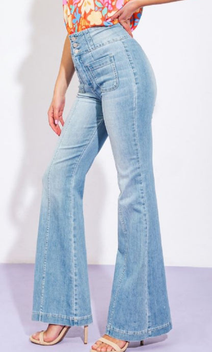 Shayna denim trouser
