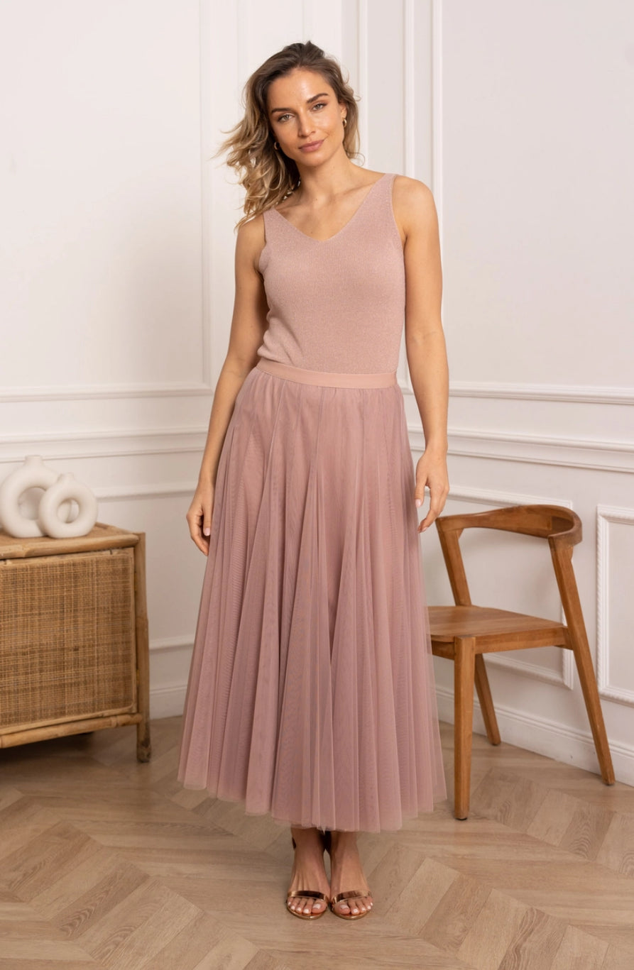 Ambre maxi tulle skirt