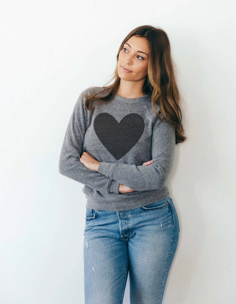 Big heart sweater