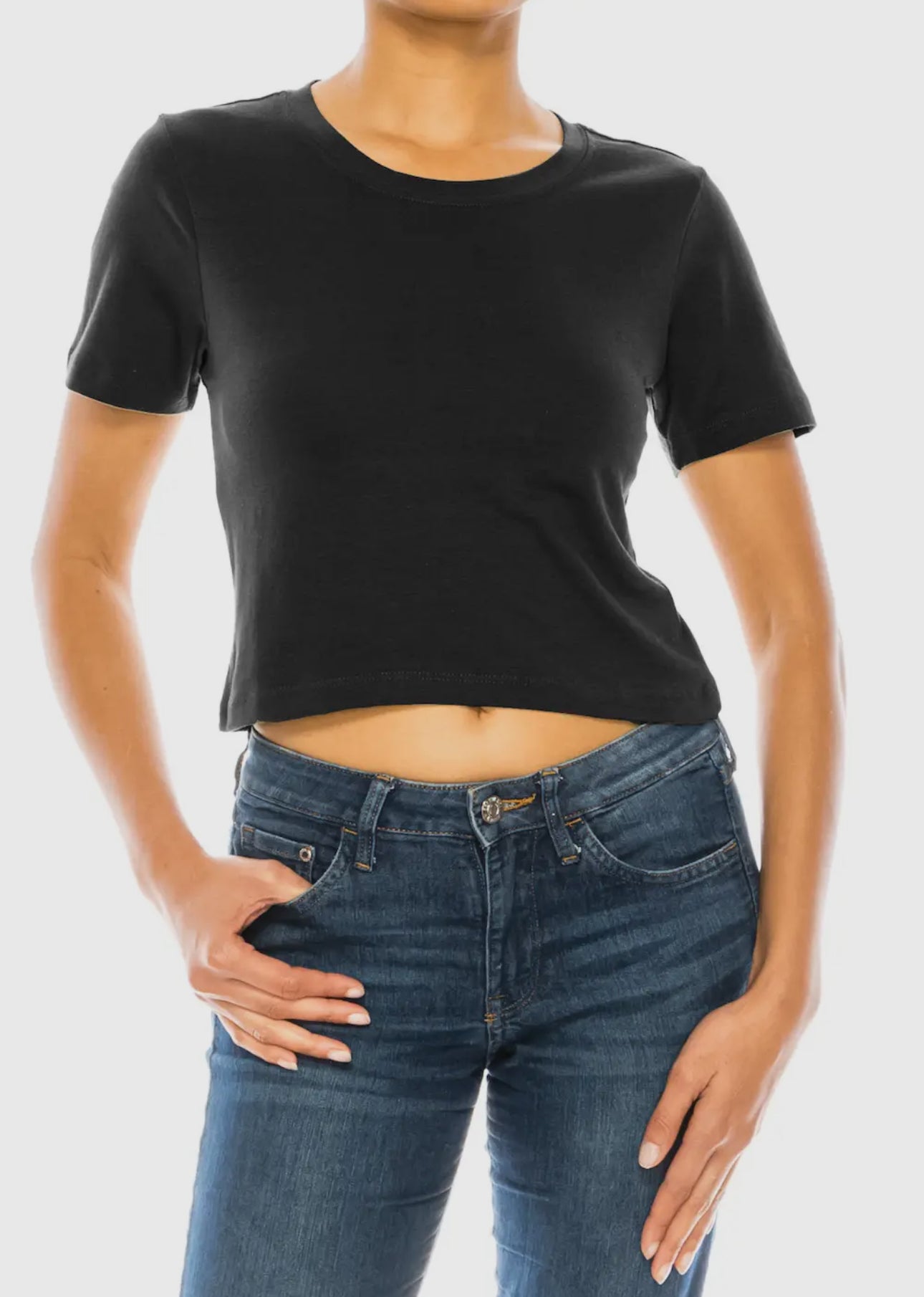 Paperdoll Crop tee(more colors)