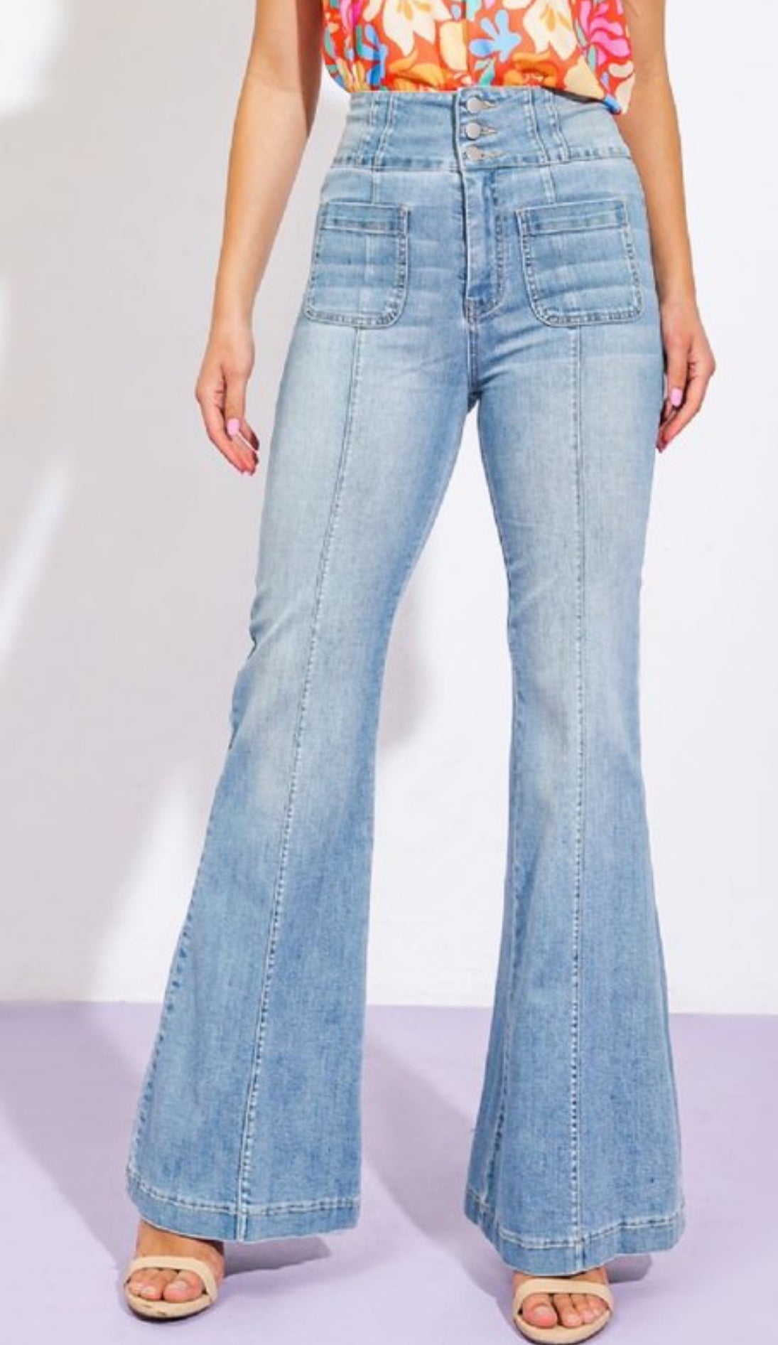 Shayna denim trouser