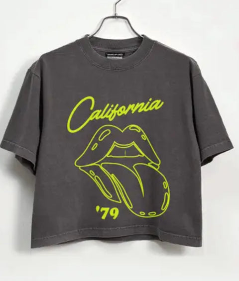 California crop tee