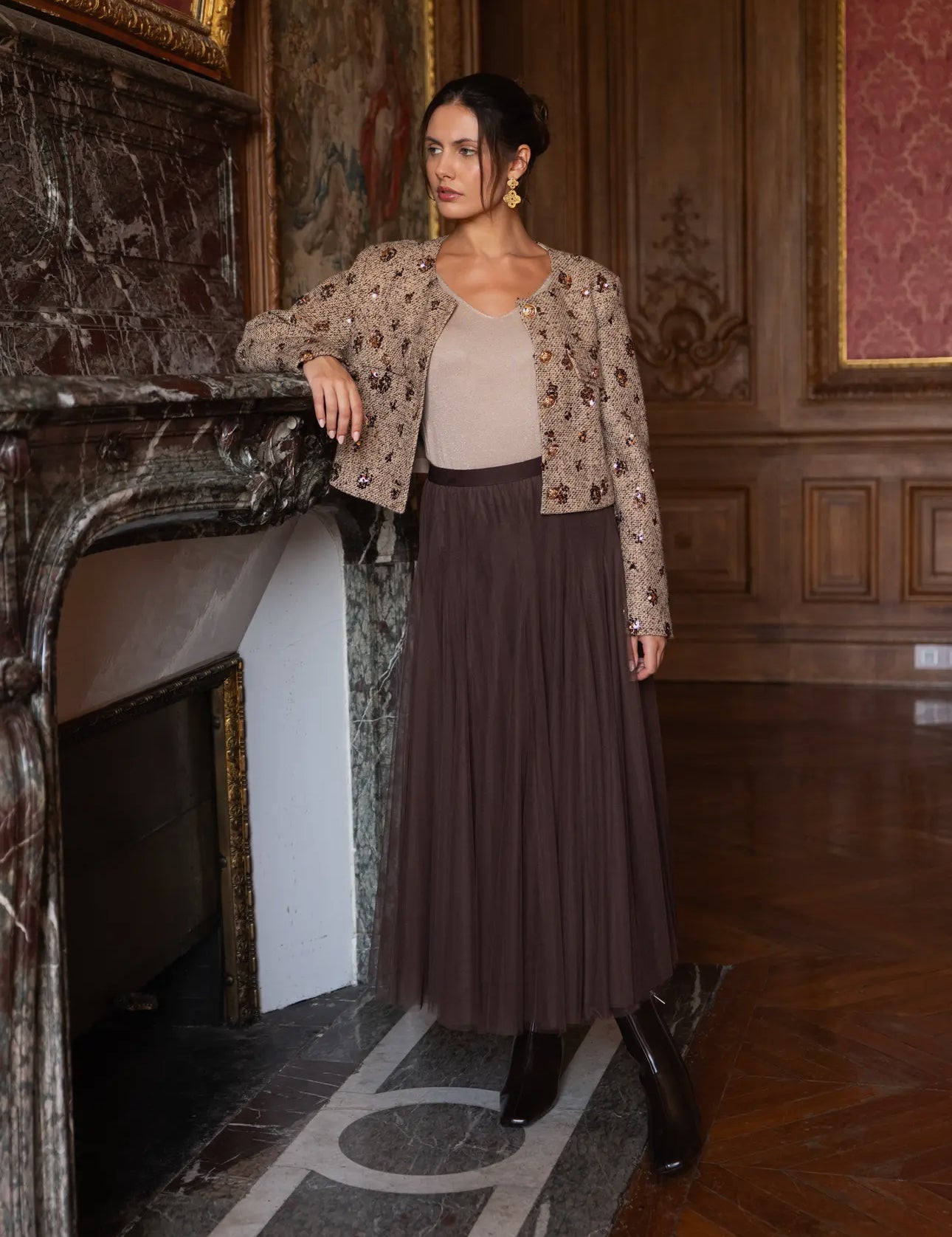 Ambre maxi tulle skirt-some are pre-order