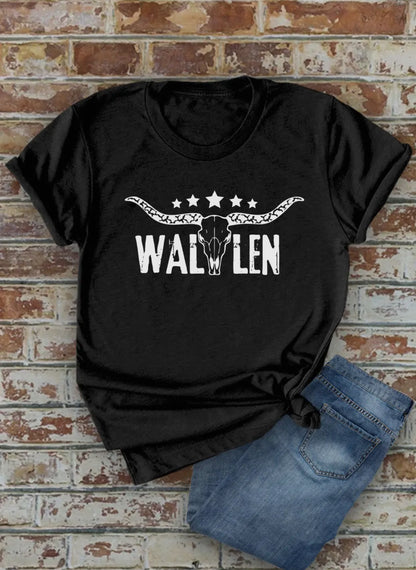Wallen graphic tee