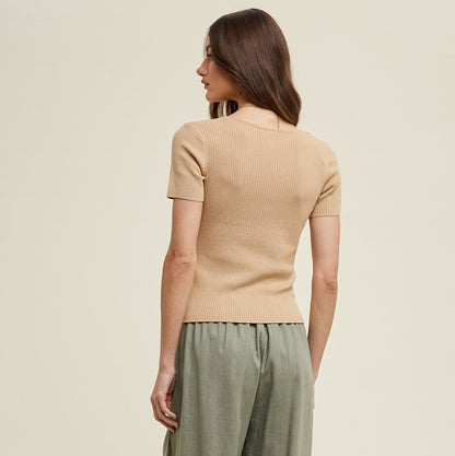Marnie knit blouse
