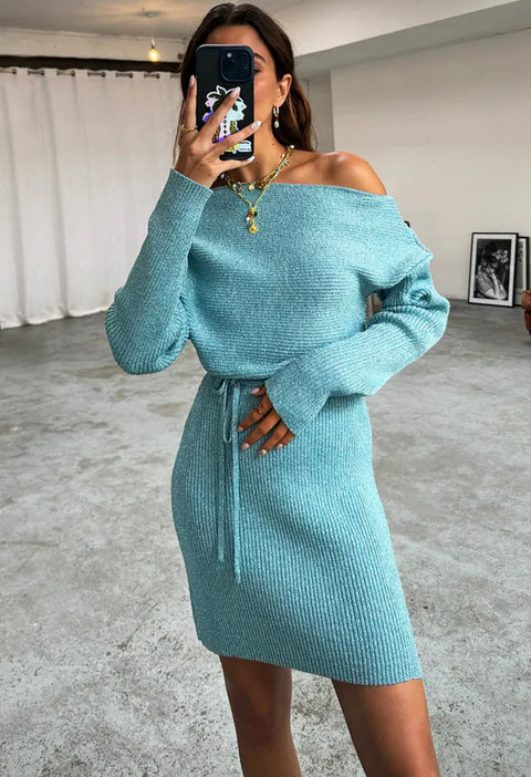 Blue Tilly mini dress by NFD