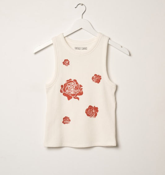 Vintage roses tank