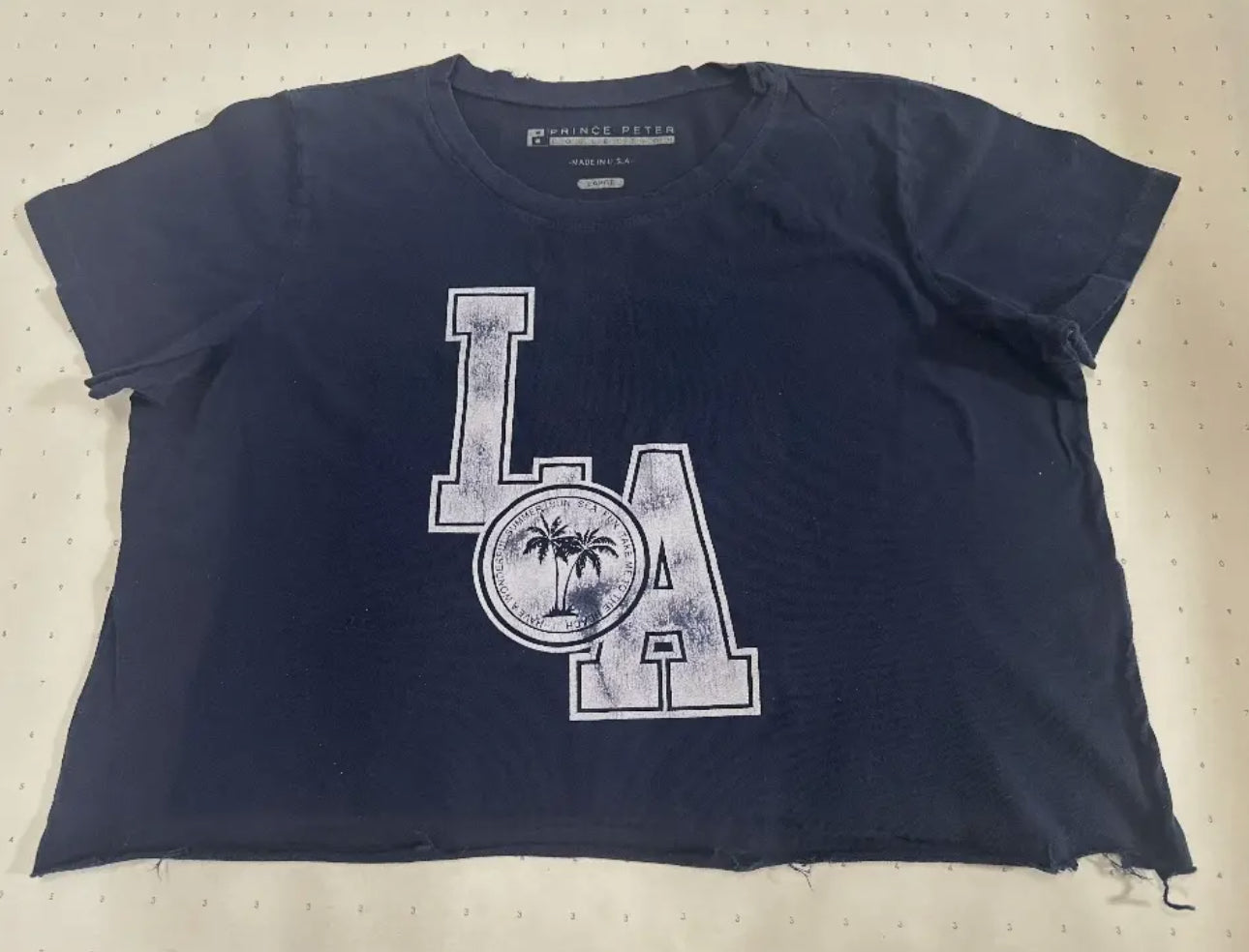 Vintage LA crop tee