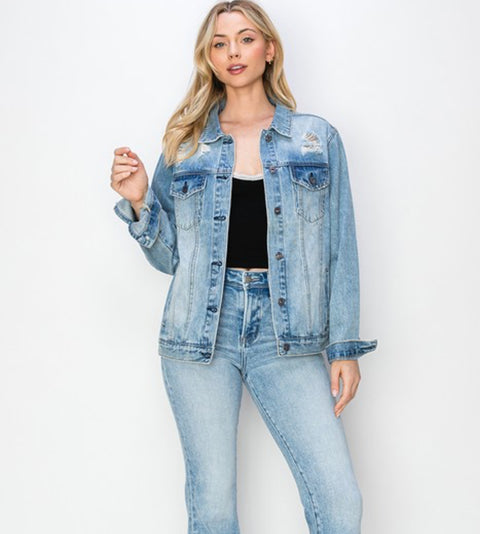 The boyfriend denim jacket