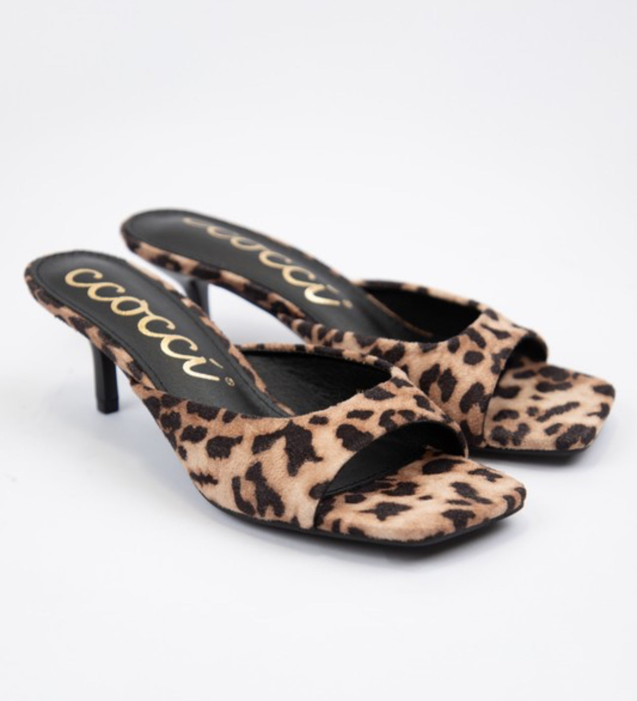 Leopard Lucia heel
