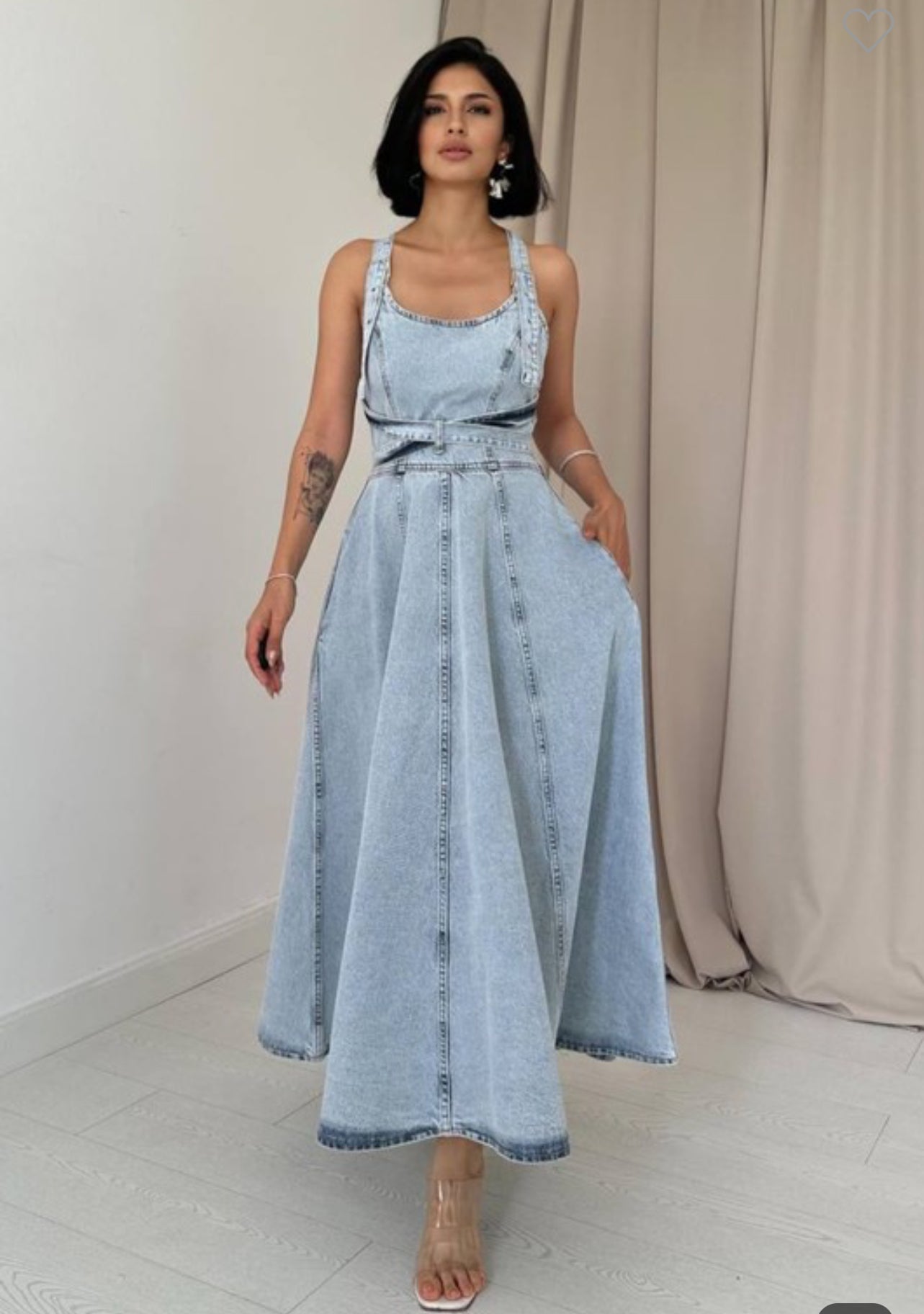 paper london denim dress Paper London size 8 design dress , Denim blue with