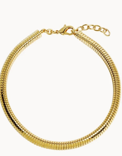 Cobra omega collar necklace