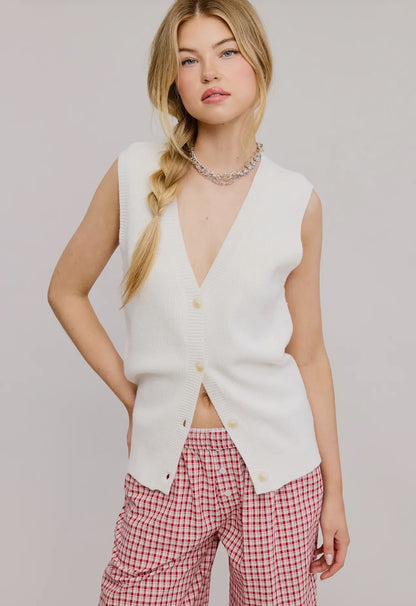 Merle knit vest (more colors)