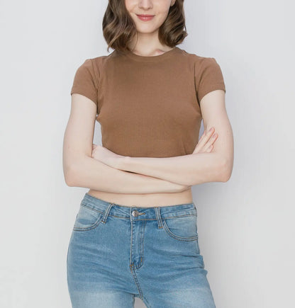 The ribbed baby tee
