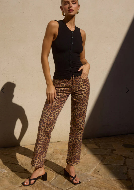 Gigi leopard pant