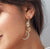 Sun & moon charm earrings