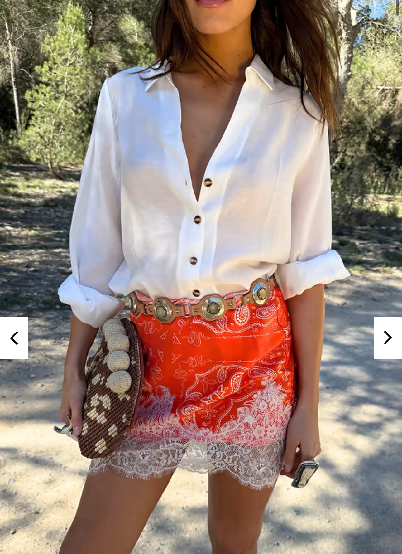 Red bandana Maeve skirt by NFD