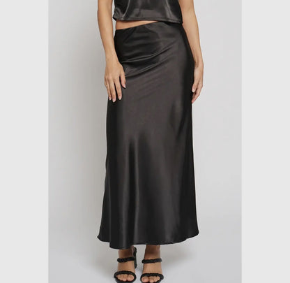 Maya satin skirt