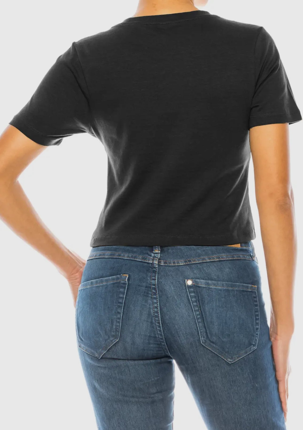 Paperdoll Crop tee(more colors)