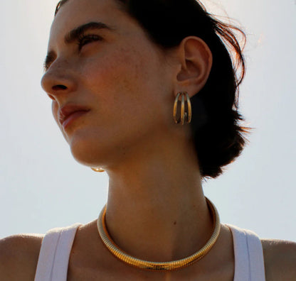 Cobra omega collar necklace