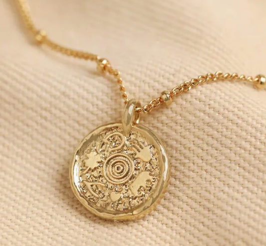 Delicate talisman necklace