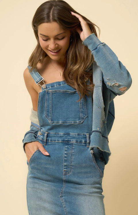 Birdie overall dress