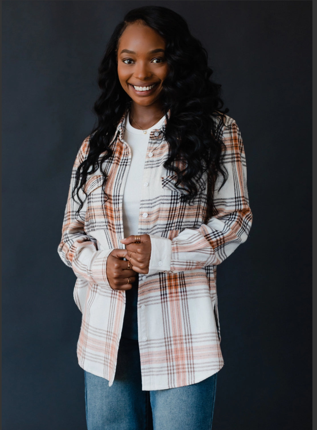 Beth plaid shirt