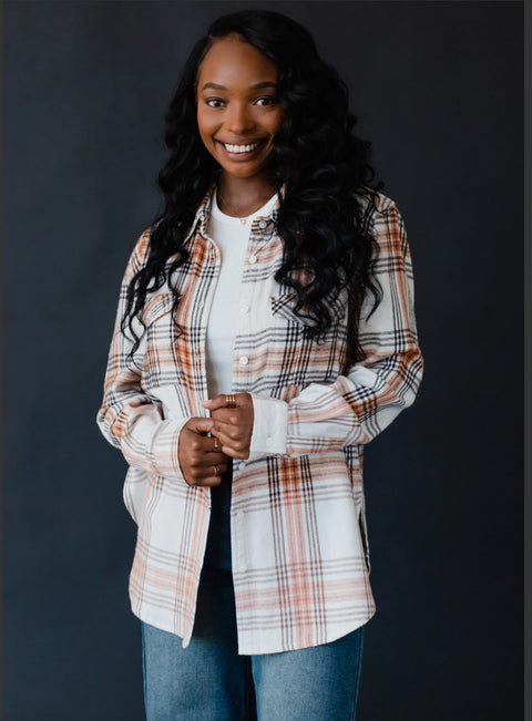 Beth plaid shirt