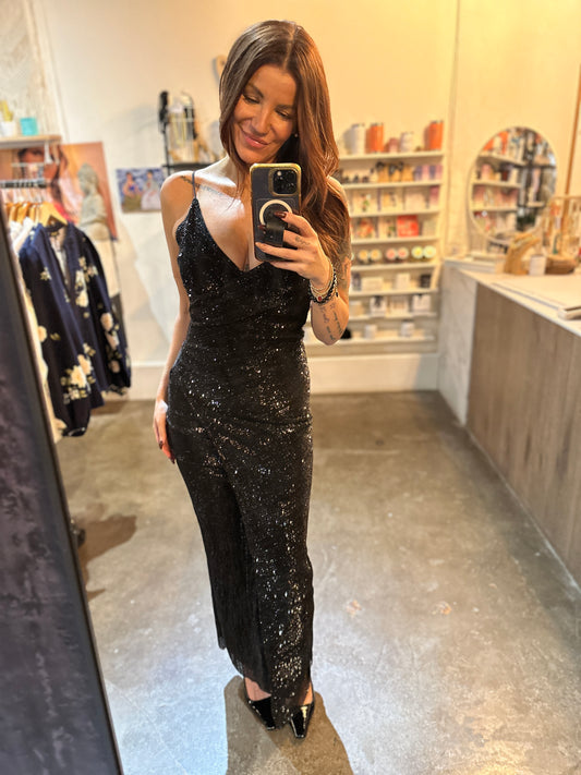 Shareen sequin maxi