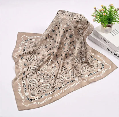 Western silk scarf Bandana Scarf(more colors)
