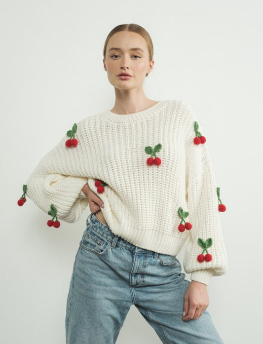Very cherry knit
