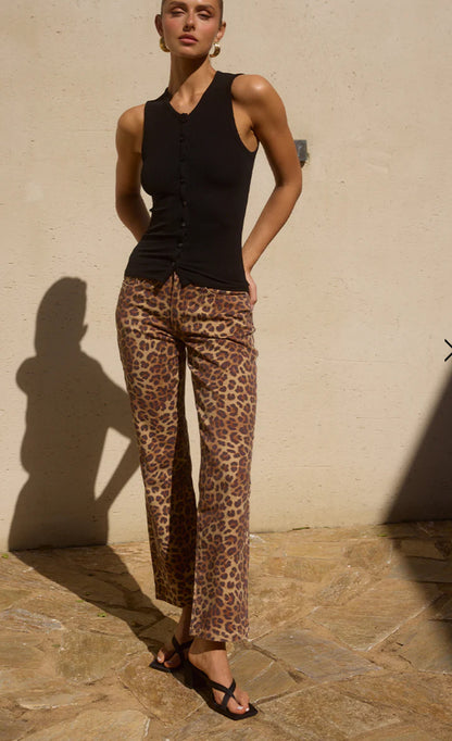 Gigi leopard pant