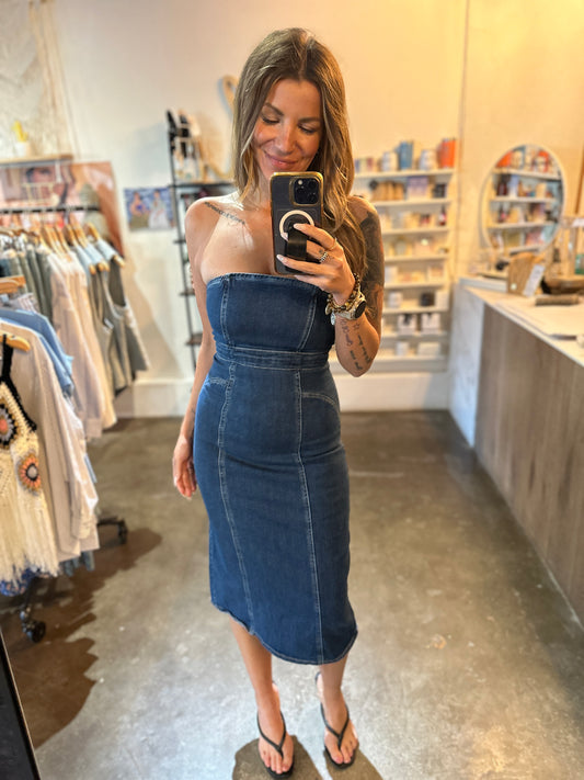 Millie denim dress