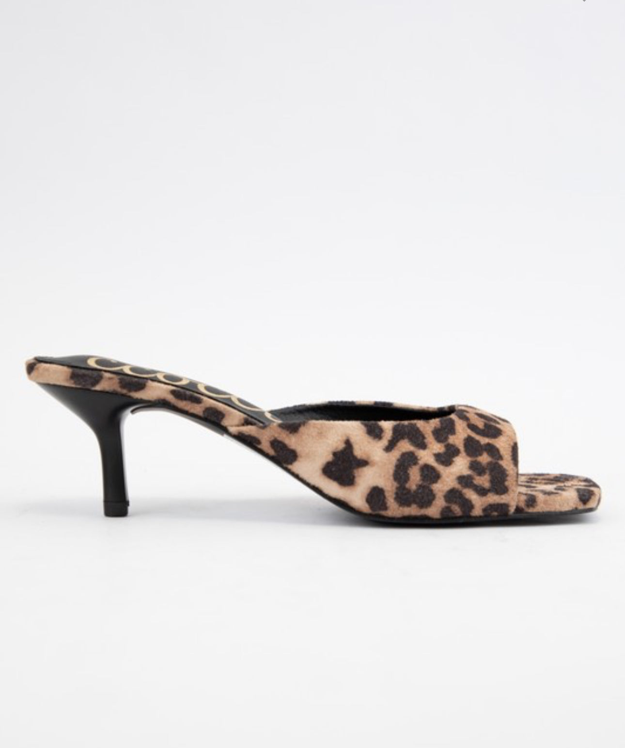 Leopard Lucia heel