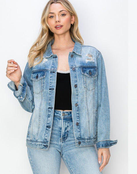 The boyfriend denim jacket