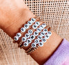 Label beaded bracelets