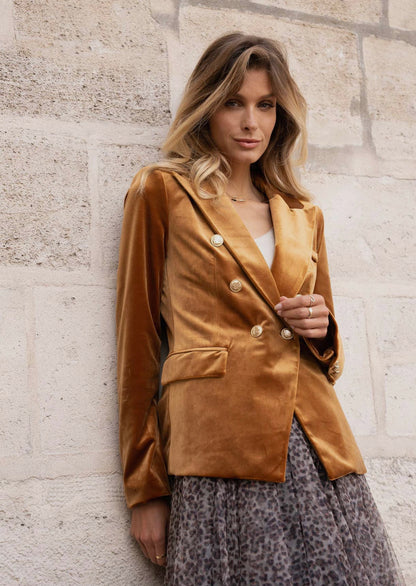 Muse velvet blazer (more colors)-