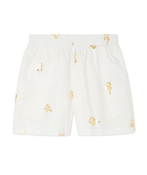 Gold snake Elissa shorts by Never fully Dressed