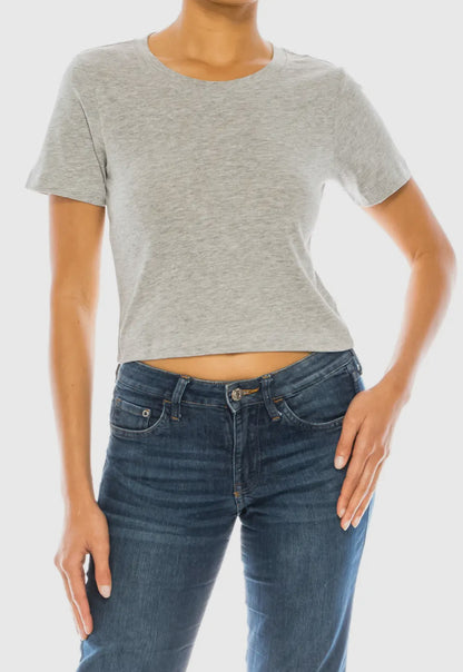 Paperdoll Crop tee(more colors)