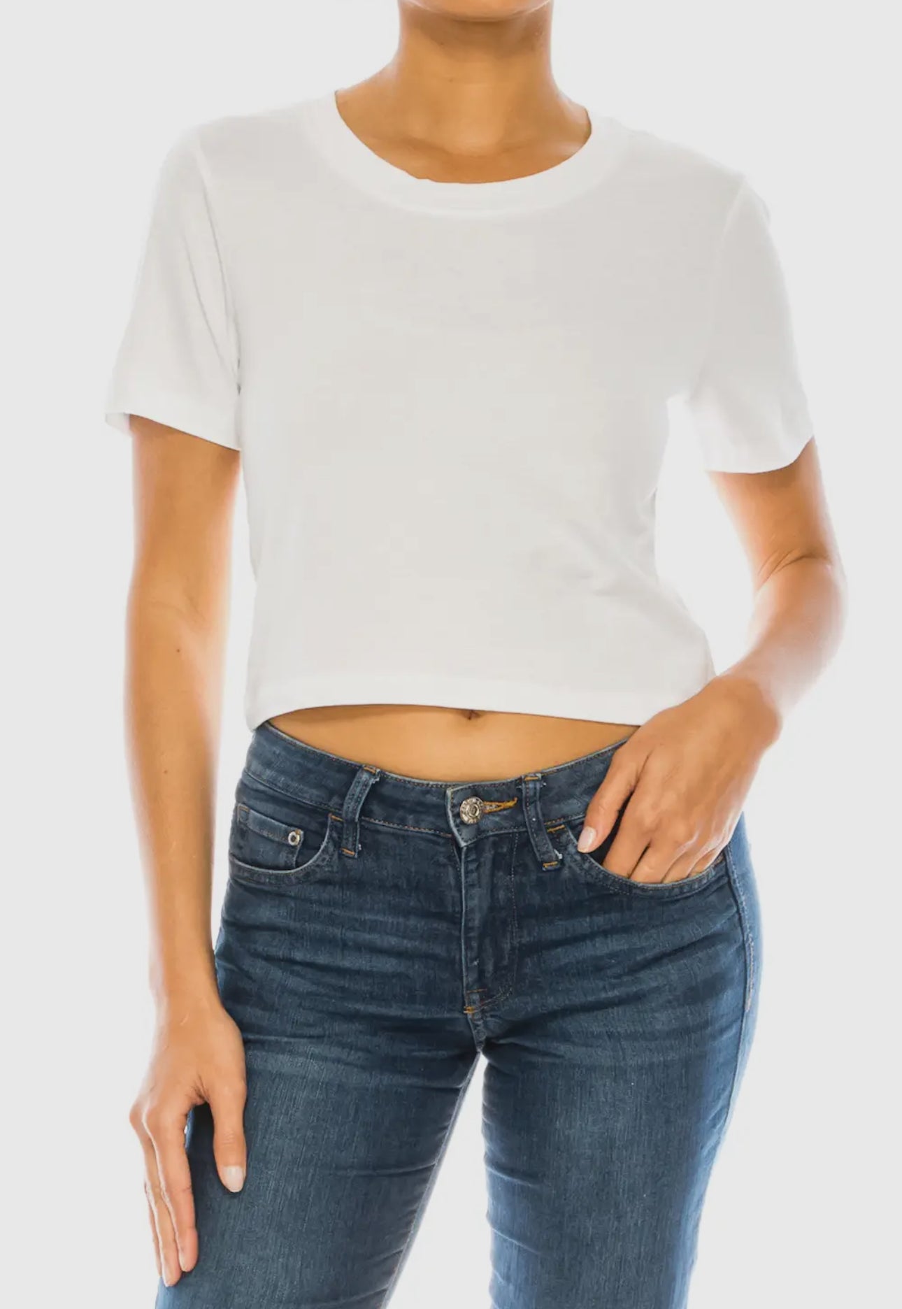 Paperdoll Crop tee(more colors)