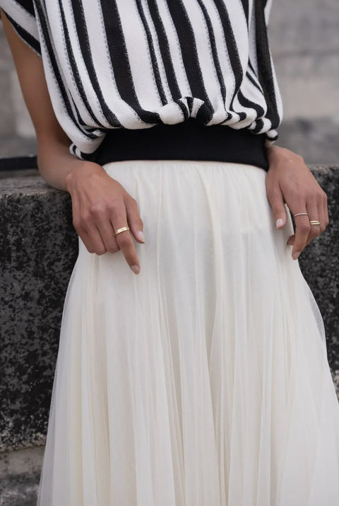 Ambre maxi tulle skirt