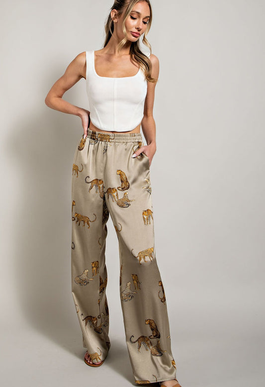 Leo satin trousers (more colors)