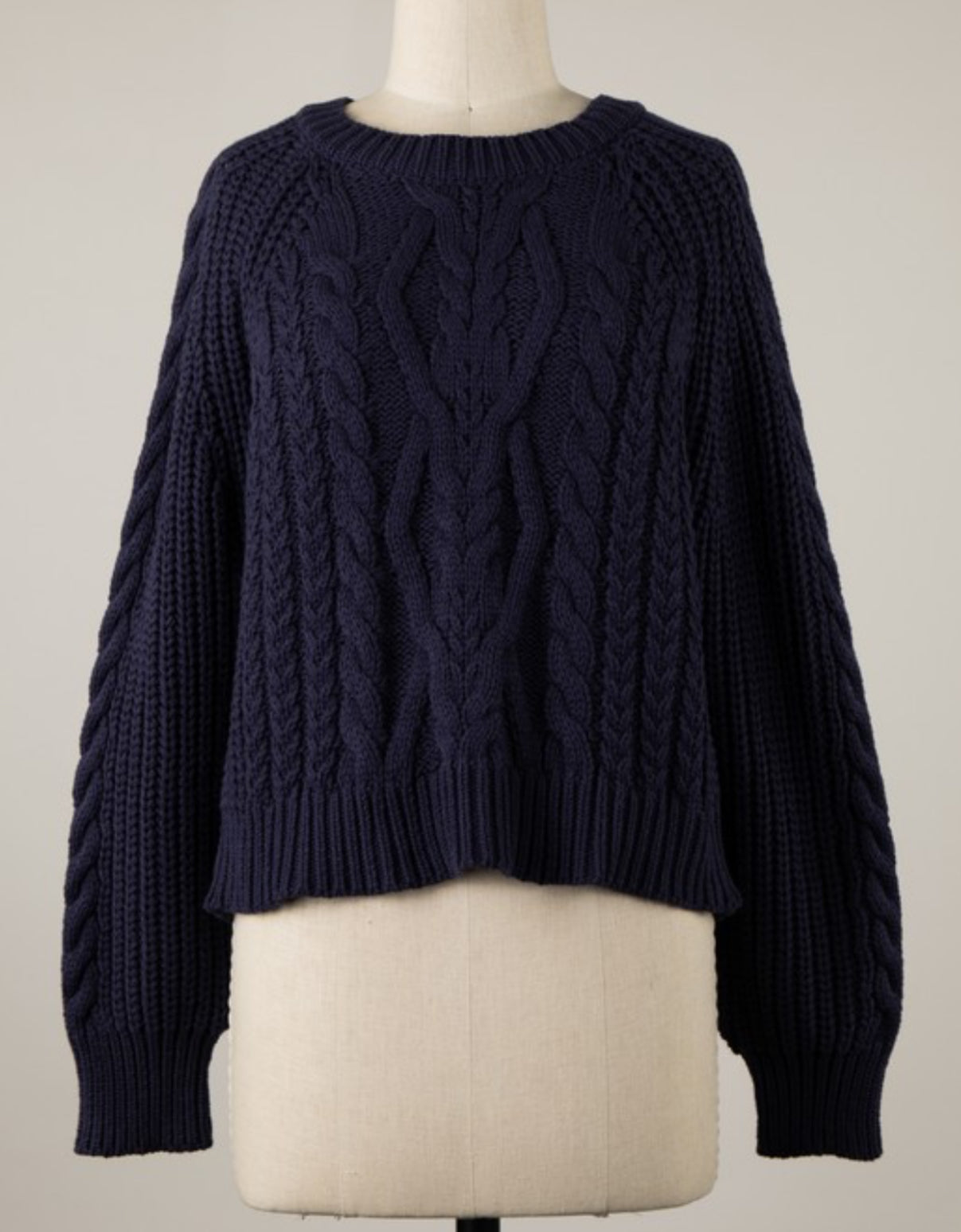 ‘Ready and Cable’ knit