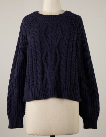 ‘Ready and Cable’ knit