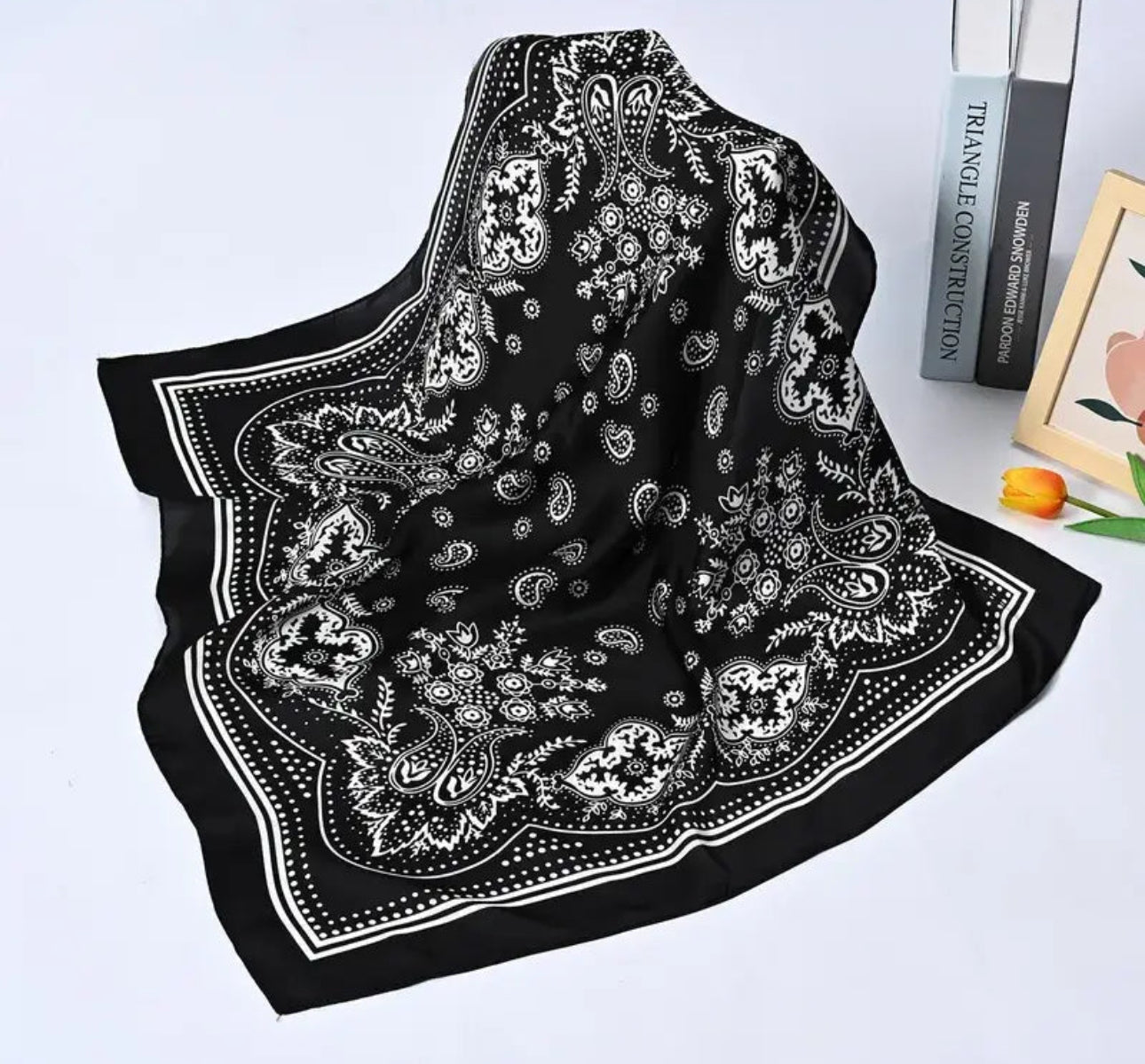 Western silk scarf Bandana Scarf(more colors)