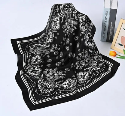 Western silk scarf Bandana Scarf(more colors)