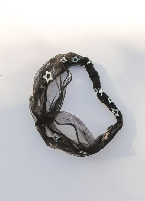 Mesh stars headband