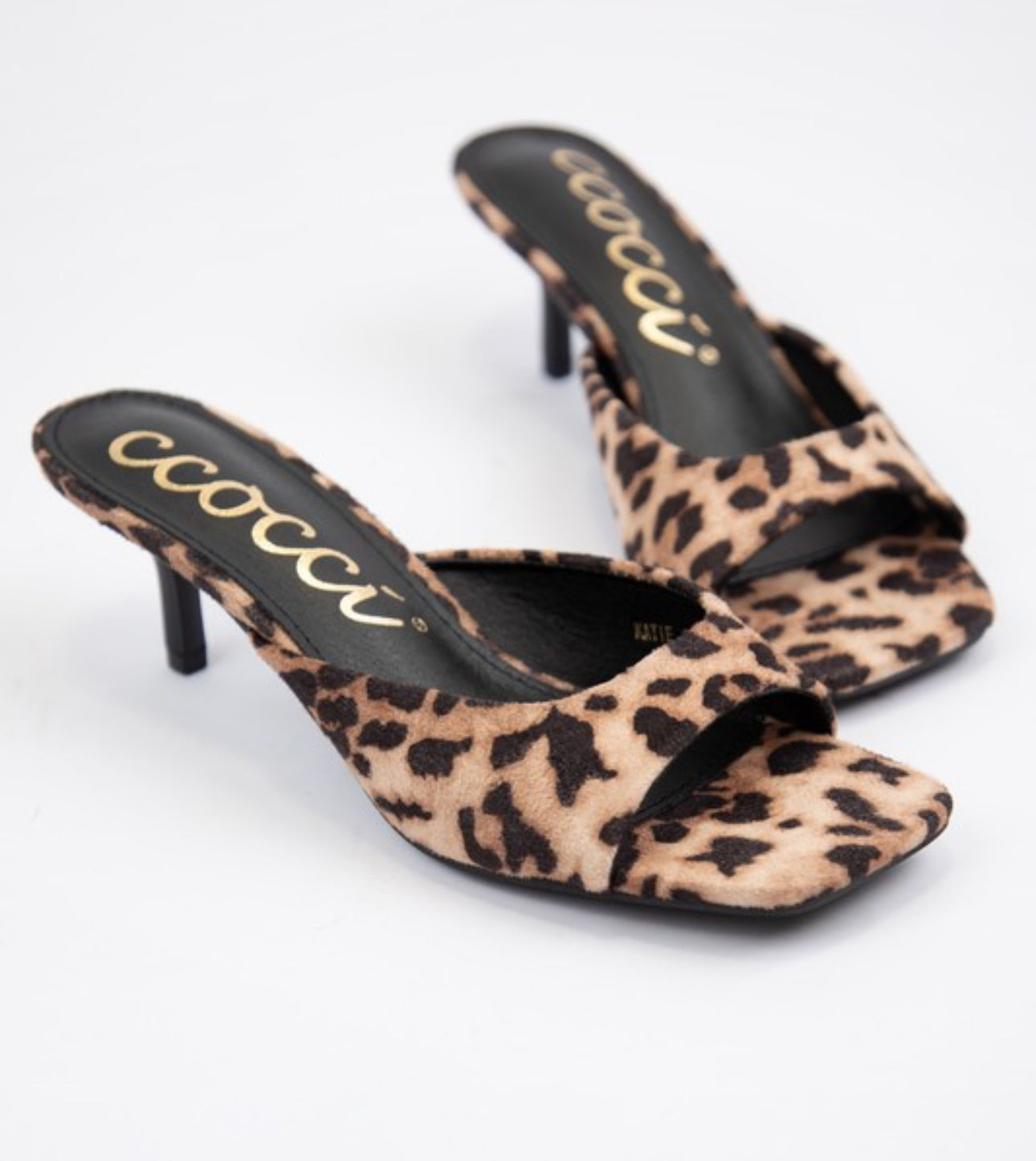 Leopard Lucia heel