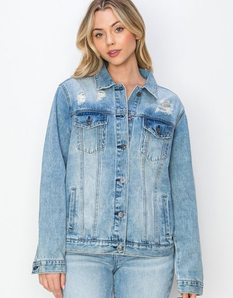 The boyfriend denim jacket